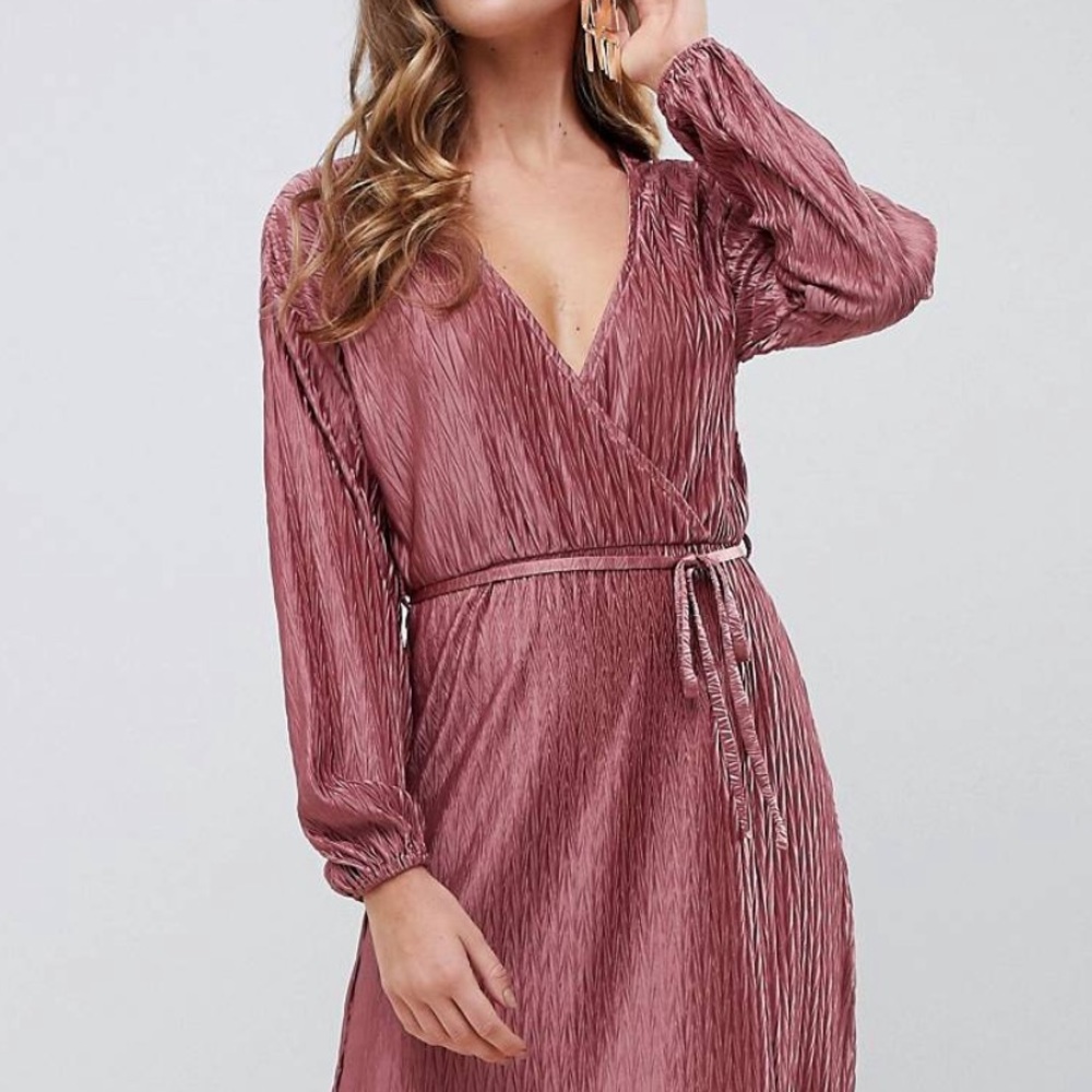 Chevron maxi dress with belt - Picture 3 of 3